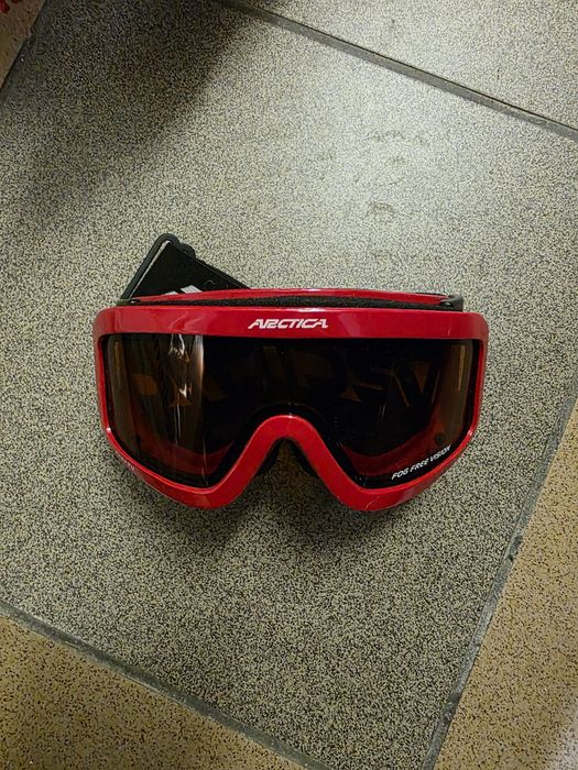Kask narciarski różowy +gogle Arctica