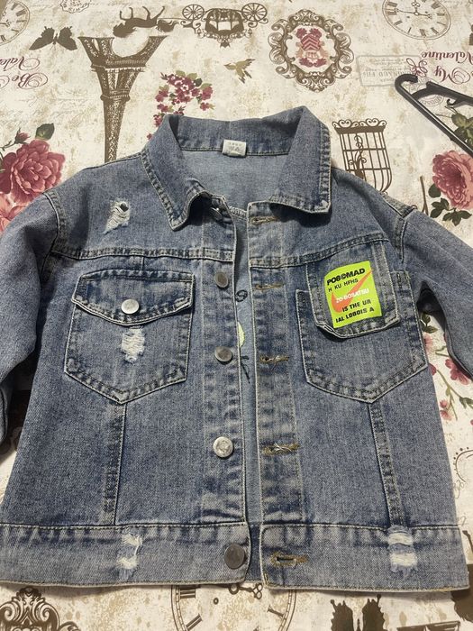Пиджак джинсовый