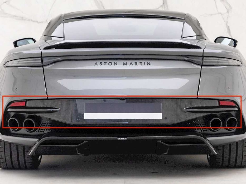 Aston Martin DBS Superleggera dyfuzor spoiler zderzak tylny tył CARBON