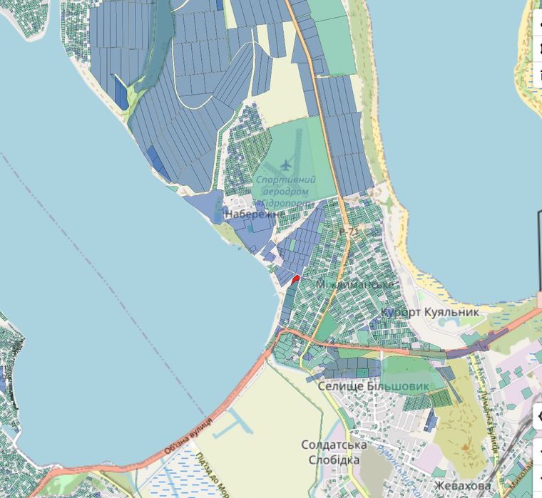 На продаж ділянка на березі лиману колишній виноградник Латовка