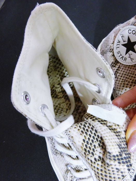 wysokie damskie trampki Converse Chuck Snake wąż za kostkę r. 37 .5