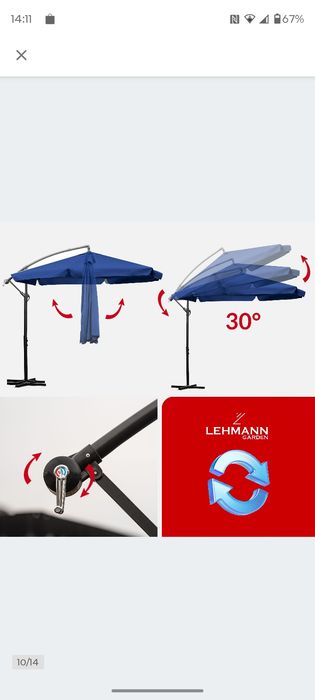 Parasol ogrodowy