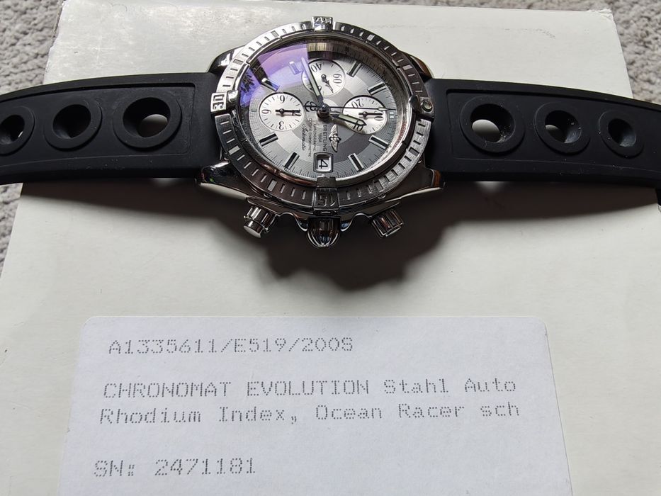Breitling Chronomat Evolution. Full set. Polska dystrybucja.