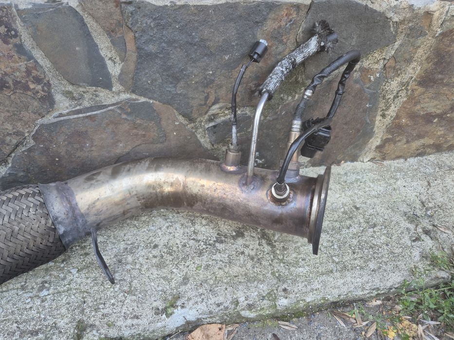Downpipe BMW E60 E61 525d 525xd 530d 530xd M57N2 nierdzewka