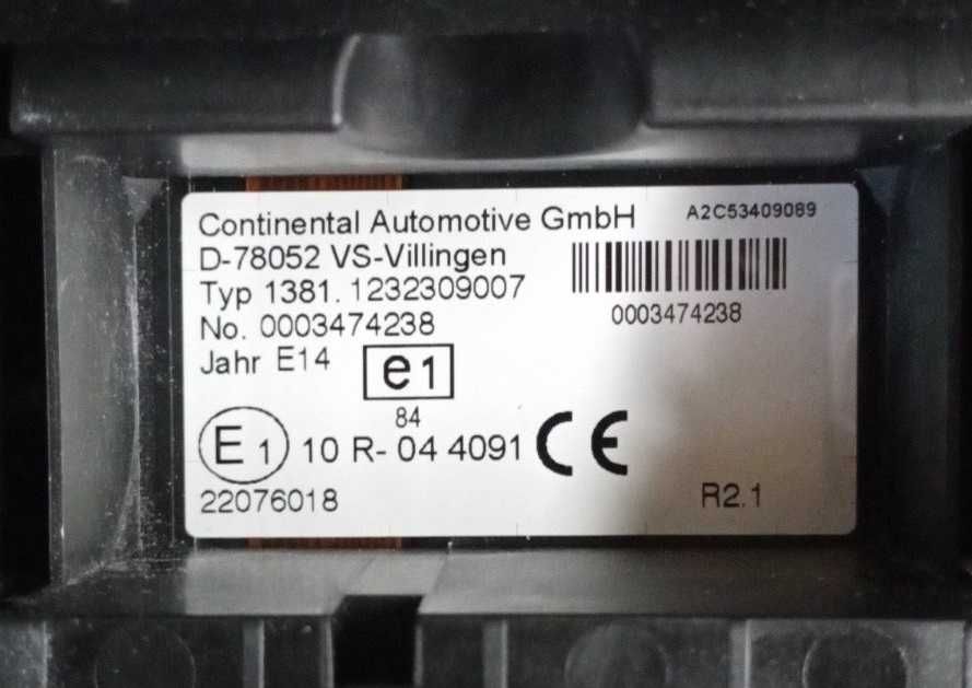 Тахограф цифровий 1381 24V Вольво VOLVO FH FM FE Euro 6 з Датчиком