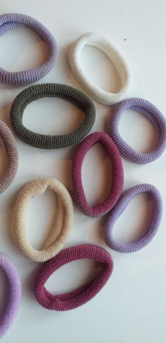 Conjunto 13 elásticos cabelo - novos - portes incluidos