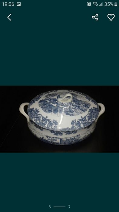 Serviço de Jantar antigo 70 peças