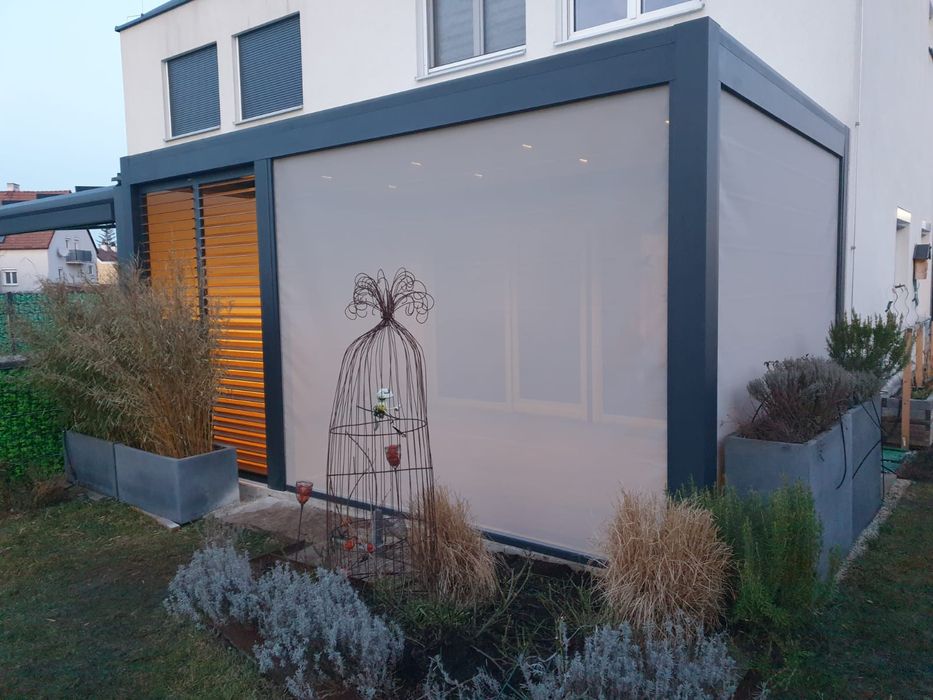 Aluminiowe zadaszenia tarasów | Wiaty | Altany. Montaż