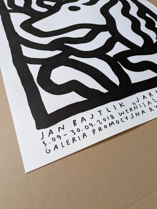 Kolekcjonerski plakat SITODRUK – Jan Bajtlik „Jardin Particulier” (201