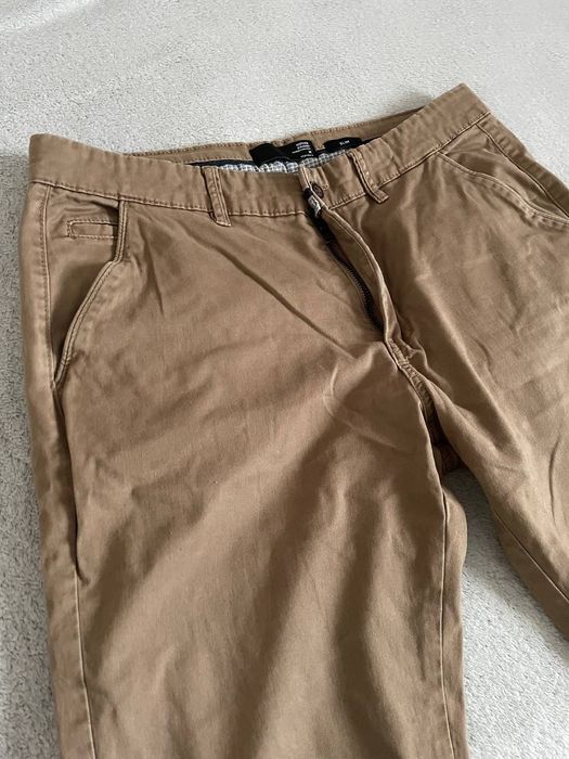 Spodnie męskie brązowe
