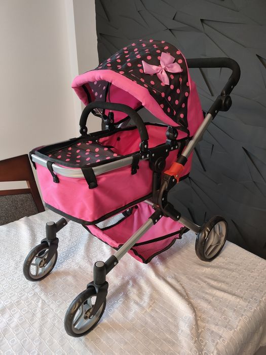 Wózek spacerówka dla lalek 2w1 Alice