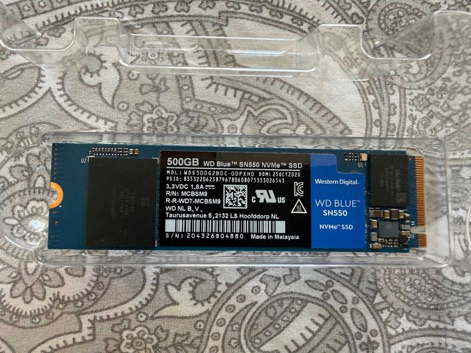 Memória SSD M.2 WD BLUE SN550 500gb