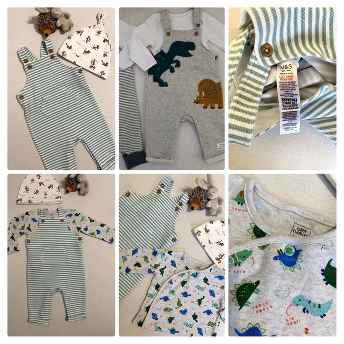 Набор 9 единиц! Человечки боди кофты Tu, F&F, Baby club 6-9 мес 74 см