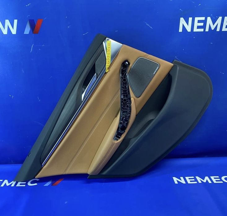 Карта обшивка двері задня ліва COGNAC BMW 5 series G30 G31 розборка