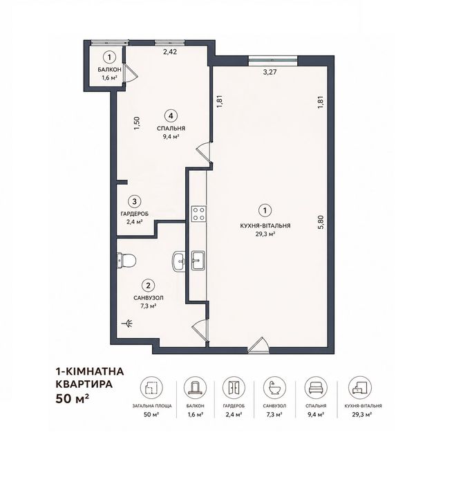 Продаж 1к+ кухня-вітальня в ЖК Solo Park, Генератор, Укриття. Соломʼянський парк. Без комісії