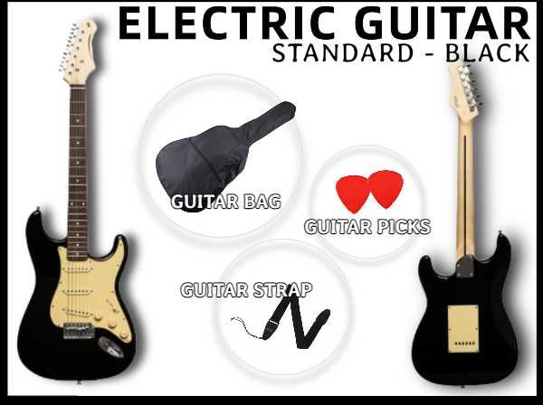 Zestaw Gitara elektryczna Stagg bardzo lekka + Gratisy