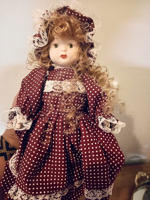 Bonecas vintage em cerâmica