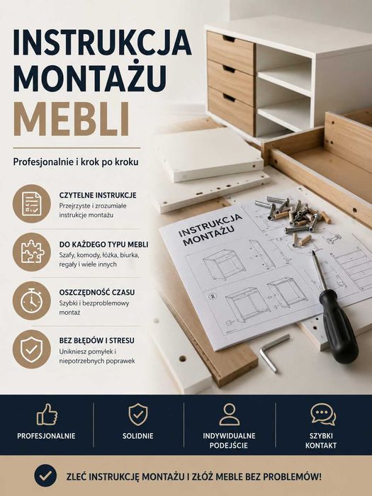 Instrukcje montażu mebli