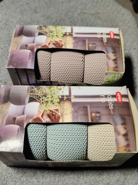 Doniczki cozies trio keter