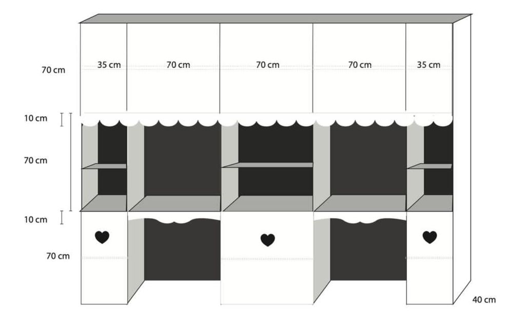 Conjunto quarto menina / irmãs