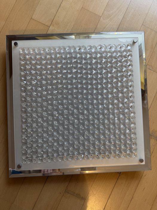 Plafon srebrny/lustro używany