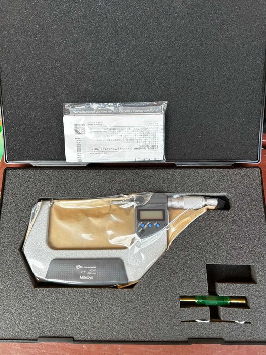 Mikrometr cyfrowy Mitutoyo Digimatic IP65 3-4"//0,001 mm
