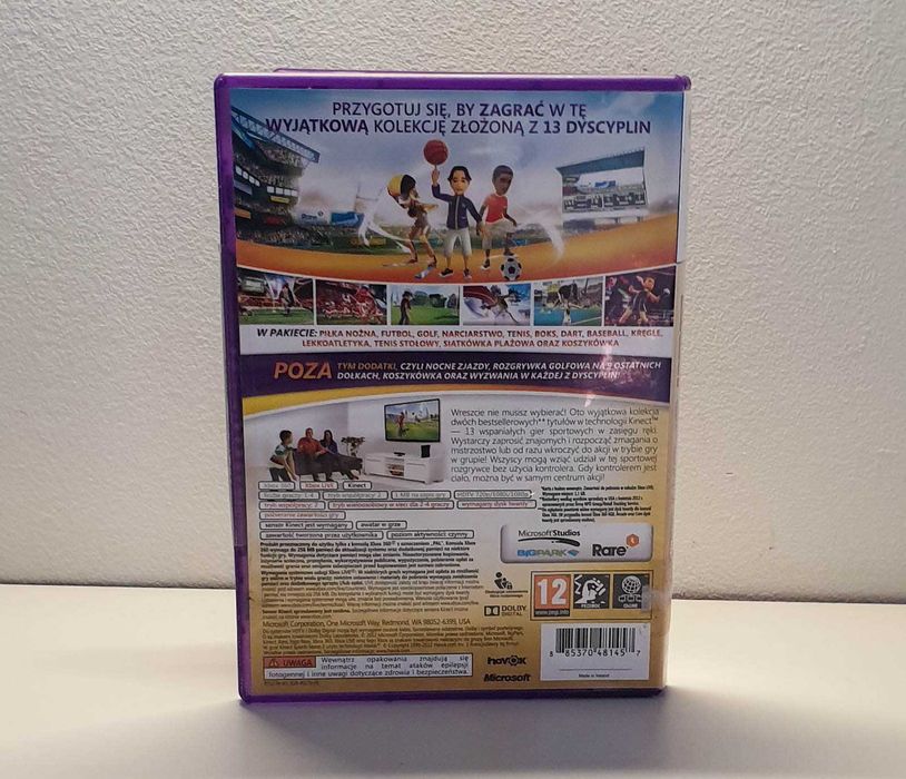 Gra Kinect Sports 1+2 Najlepsza Kolekcja XBOX 360 Wydanie PL Dubbing