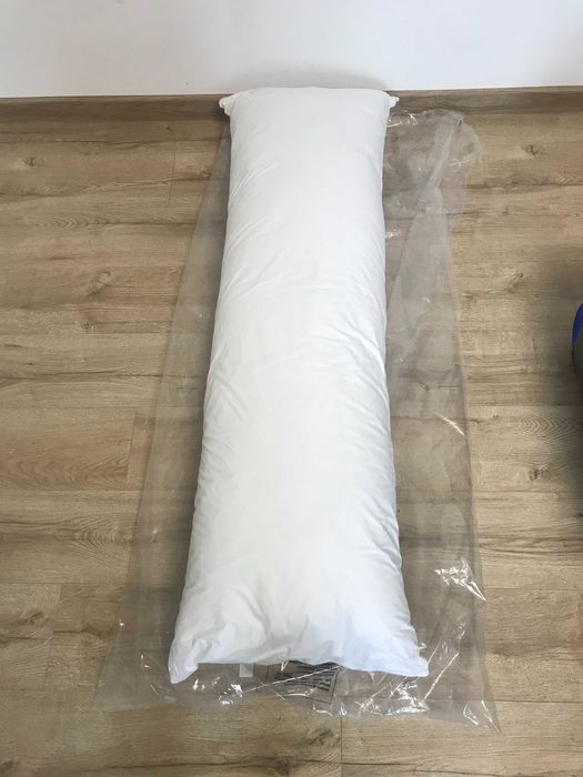 Преміальна комфортна подушка  з бавовняним чохлом 150x50 см