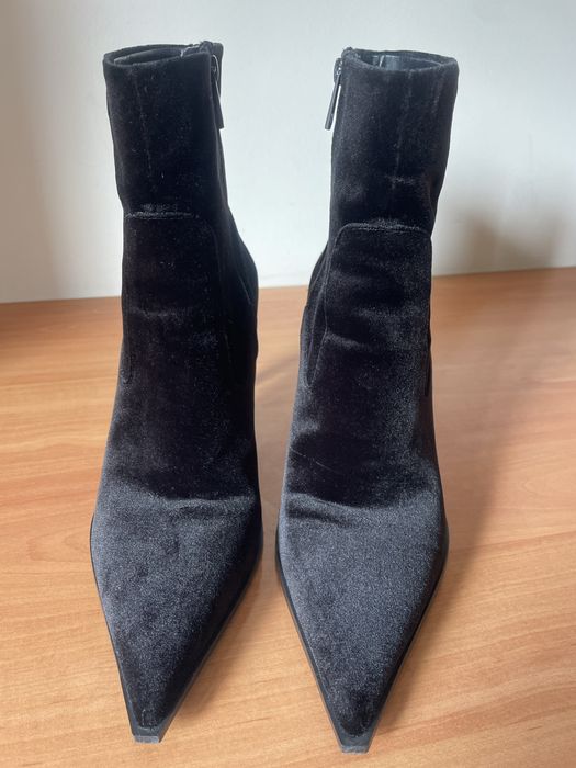 Botins Zara veludo