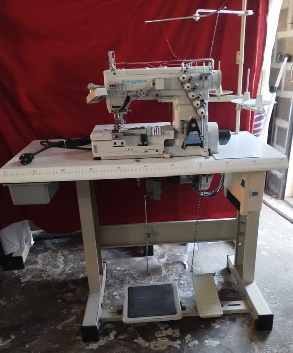 Maquina de costura colarete Kingtex