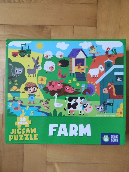 Puzzle Farma 20 elementów 3+