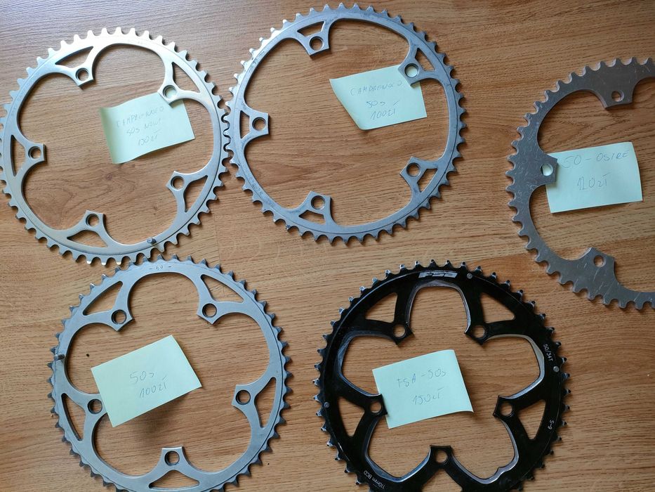 Tarcze, blaty, zębatki do korb rowerowych