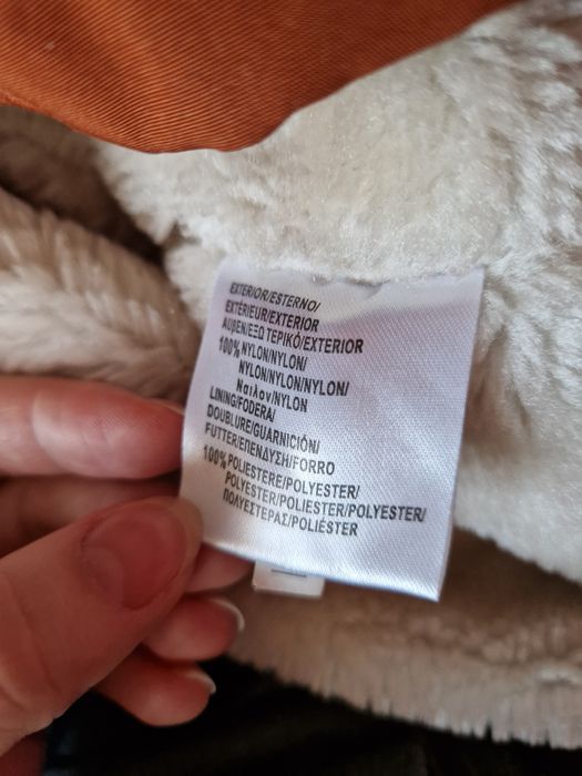 Zimowa ruda kurtka S