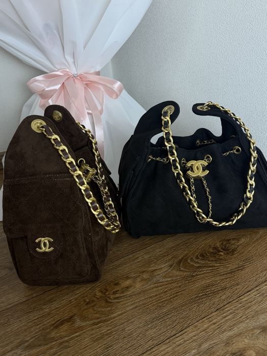 сумка Chanel Hobo 25 /Chanel 25  Handbag замшева