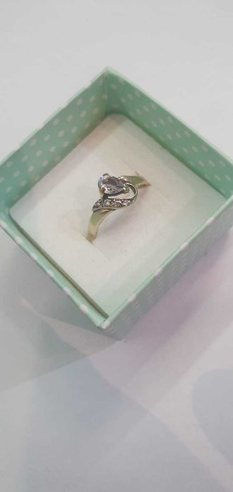 Pierścionek złoty 14 k/585/ 2,03 g. R 14 - Madej Gorlice Mickiewicza -