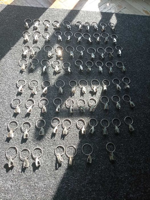 Прищепки + кольца на карнизы для штор, занавес