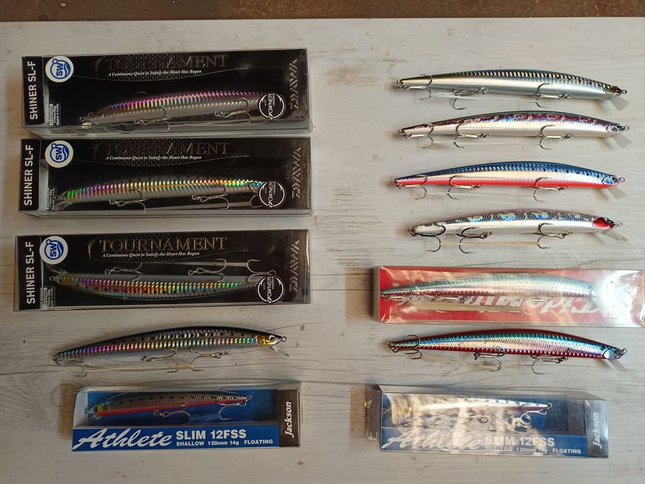 Amostras pesca spinning Duo, Daiwas...