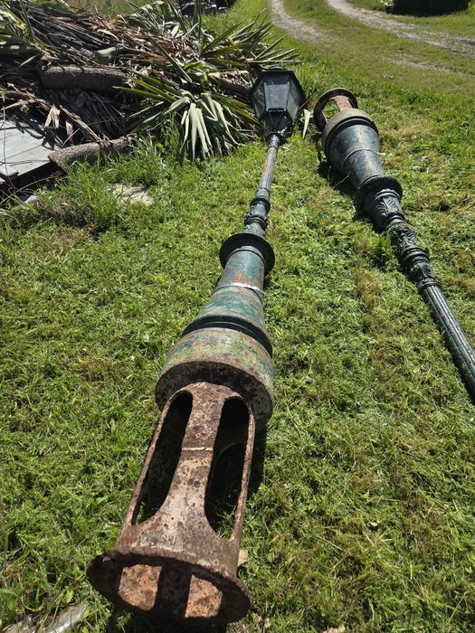 Candeeiros em ferro fundido 4m