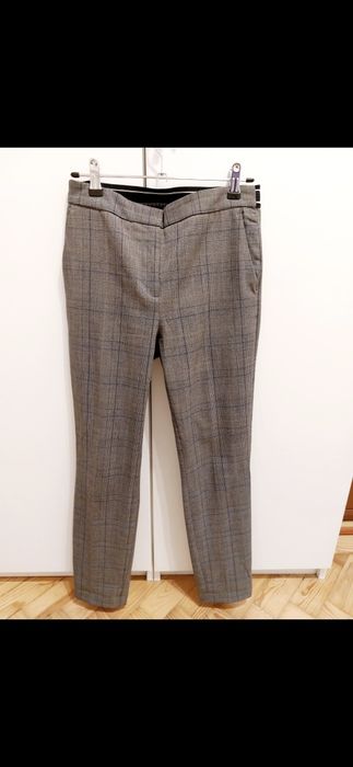 Calças zara xadrez