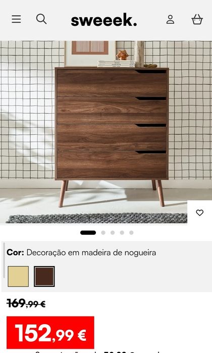 Cómoda moderna Sweeek (3 unidades)