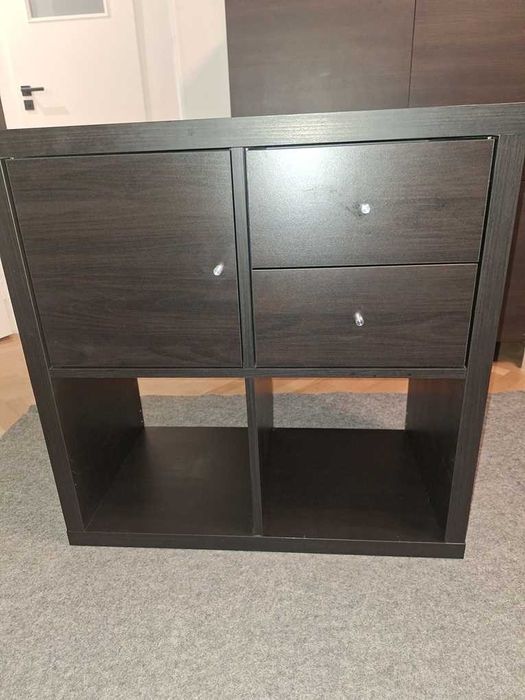 Kallax Ikea ciemny brąz
