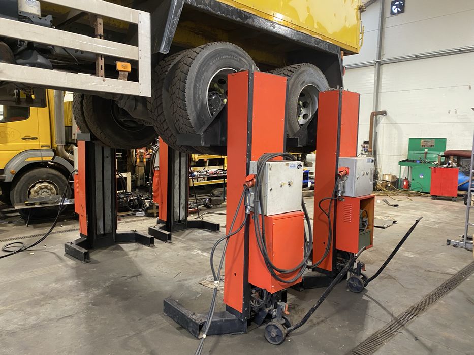 Podnośnik kolumnowy TIR 6 kolumn 30ton UDT Finkbeiner