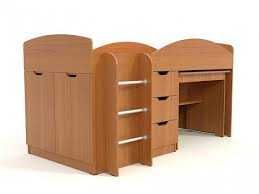 Дитяче ліжко Універсал з висувними ящиками, шафою та столом