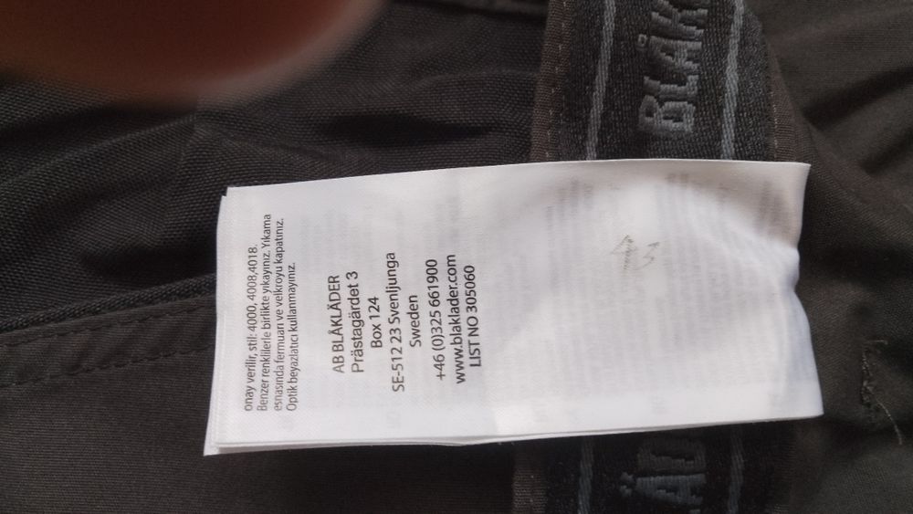 Spodnie robocze Blaklader D128