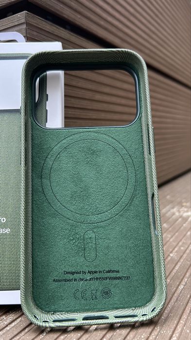 Etui z tkaniny TechWoven z MagSafe do iPhone’a 17 Pro Green(Zielony)
