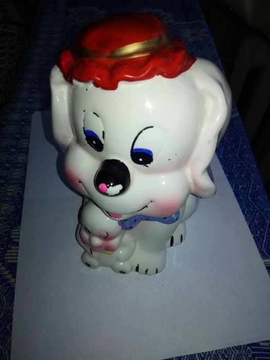 Копилка для денег.фигурка щенок.керамика