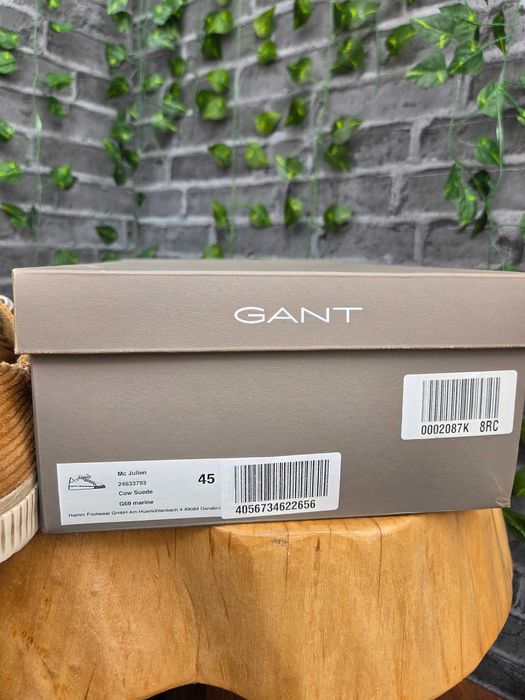 GANT Mc Julien trampki sztruksowe brązowe EU 45 sneakersy casual