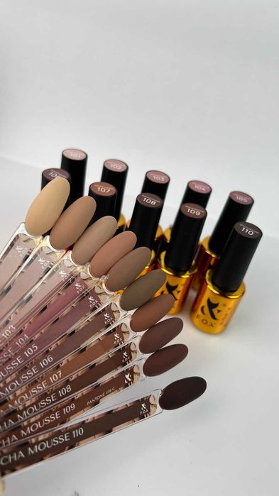 Гель лаки FOX в трендових кольорах