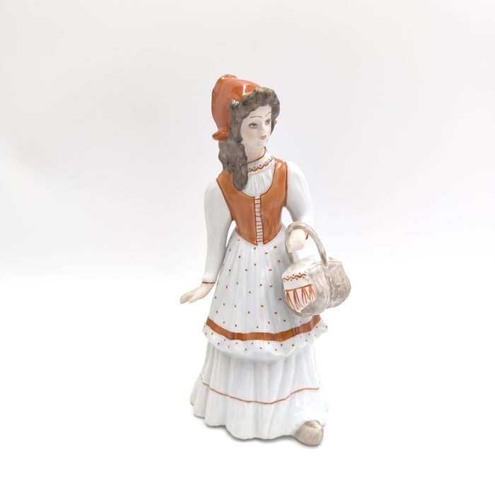 Kobieta Dziewczyna Czerwony Kapturek Figurka