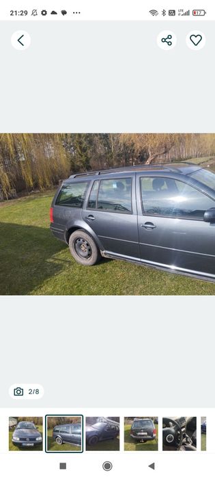Golf 4 ważne opłaty sprawna klima , cały lub część i